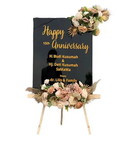 Papan Bunga Akrilik karangtengah